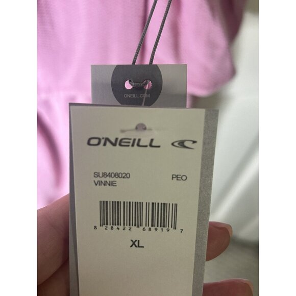 O'neill Vinnie Square Neckline Pink Women's Romper Shorts Size XL NEW W/TAGS - Picture 4 of 8